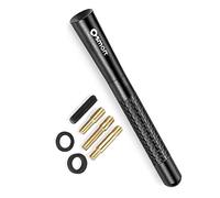 pour Fortwo Forfour 451 453 Accessoires De Voiture Autoradio Couverture D'antenne FM 12cm 4.7 Pouces Étui De Décoration en Fiber De Carbone