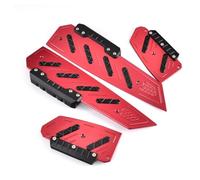 Pour Forza 350 2018 - 2024 Repose-pieds Moto Plaques Pédale WEFOLEN(Red)