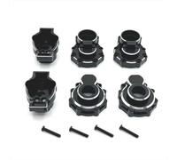 Pour FS Sharks Pour Cheetah Pour Atom Leopard Pour Thunder Pour Tank 1/8 Accessoires Voiture Télécommandée Voiture RC Mise Niveau Métal Coupe Pont Arrière Pièces Améliorations RC(Black)