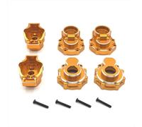 Pour FS Sharks Pour Cheetah Pour Atom Leopard Pour Thunder Pour Tank 1/8 Accessoires Voiture Télécommandée Voiture RC Mise Niveau Métal Coupe Pont Arrière Pièces Améliorations RC(Yellow)