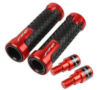 Pour FZ6 FZ6R Fa&zer 2014-2016 2015 Poignées De Guidon Moto Antidérapantes Capuchon Barre Extrémités Prise CNC Accessoires En Aluminium guidon(Rouge)