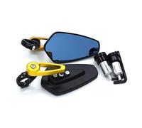 Pour G450X G650 G650X G650GS, R NineT K1200R HP2 R1150GS Universel 7/8 "22mm Guidon De Moto Rétroviseurs En Aluminium(Or)