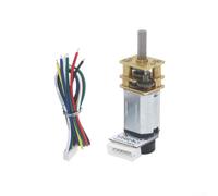 Pour GA12 pour moteur CC encodeur N20, moteur à engrenages métalliques 6 V avec couple élevé pour robotique et applications RC (3000 tr/min)