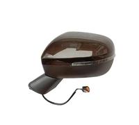 Pour GAC GS4 2015-2017 Rétroviseur Externe Latéral Ensemble De Rétroviseur Assy INCL Lentille Clignotant Coque Cadre Porte-couvercle Complet Ensembles Voiture(8Pin Black R)