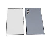 pour Galaxy Note 10 Couvercle de Verre Arrière de Remplacement, Kit de Réparation de Verre D'écran Avant, Bricolage, avec Ensemble Complet D'outils de Réparation (Le Noir)