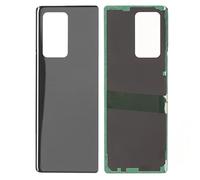 pour Galaxy Z Fold 2 Couvercle de Porte de Boîtier Arrière de Téléphone de Remplacement en Verre avec Bande Pré-installée pour Galaxy Z Fold 2 SM F916 5G (Noir)