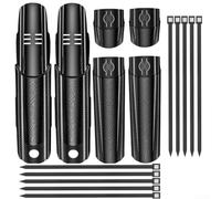 pour garde-boue pour vtt PC Nylon Résistant 57cm Extension | Matériau PC et nylon pour robuste, installation pour avant et arrière, compatible pneus 68-75mm, longueur 41.5cm(2pcs)