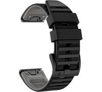 Pour Garmin Fenix 6X, 26Mm Soft Silicone Strap Pour Fenix7X Pro/Fenix 7X/Fenix 6X/6X Pro Fenix 5X/5X Plus Fenix 3/3 Hr