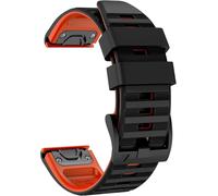 Pour Garmin Fenix 6X, 26Mm Soft Silicone Strap Pour Fenix7X Pro/Fenix 7X/Fenix 6X/6X Pro Fenix 5X/5X Plus Fenix 3/3 Hr
