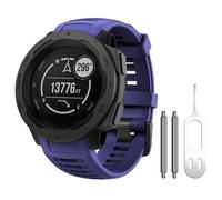 Pour Garmin Instinct Band, Soft Silicone Remplacement Swattle compatible avec Instinct 2 / Solar/Tactical Watch Band