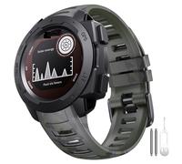 Pour Garmin Instinct Band, Soft Silicone Remplacement Swattle compatible avec Instinct 2 / Solar/Tactical Watch Band