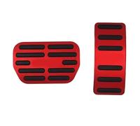 Pour Geely Pour Coolray Pour BelGee Pour Proton X50 SX11 2019-2025 : Couvercle Réservoir Carburant Antidérapant Pour Repose-pieds Pedale Repose Pieds Voiture(Red)