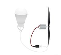Pour générateur d'énergie éolienne avec lumière USB, un outil pratique pour l'exploration éducative