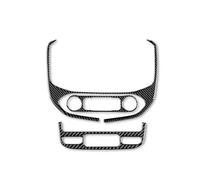 Pour GMC Pour Canyon 2015-2022 Panneau Garniture Navigation | Intérieur D'écran Panneau Garniture Navigation D'accessoires Fiber Carbone(Black Carbon,ModèleA)
