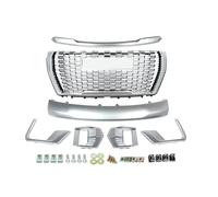 Pour GMC Pour Yukon 2020-2022 Calandre Pare-chocs Avant Argentée Galvanisée Garnitures Et Capot Cadre Phares Antibrouillard Voiture Calandre Avant