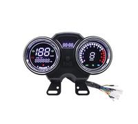 Pour GN125 Compteur Vitesse Moto 12V Odomètre Indicateur De Tachymètre Carburant Numérique Assemblage Instrument Odometer
