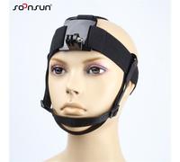 Pour Go Pro Accessoires Tête Mont Harnais Ceinture avec Chin Strap pour GoPro Hero 6/5/4/3 +/3 SJ4000 Xiaomi Yi D'action caméra