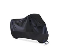 pour Goldwing 1800 GL pour Gold Wing GL1800 Couverture Moto Étanche Solt Extérieur Anti Poussière Moto Couvertures Pluie Pièces(Noir,4XL pour 230-260 cm)