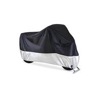 pour Goldwing 1800 GL pour Gold Wing GL1800 Couverture Moto Étanche Solt Extérieur Anti Poussière Moto Couvertures Pluie Pièces(Argent,4XL pour 230-260 cm)