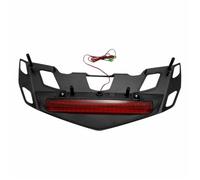 pour Goldwing 1800 GL1800 2018-2020 2019 Porte-Bagages Arrière De Moto avec Feu Stop LED Porte-Bagages Arrière Moto(Red Len-Black)