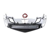pour Goldwing 1800 GL1800 2018-2020 2019 Porte-Bagages Arrière De Moto avec Feu Stop LED Porte-Bagages Arrière Moto(Clear Len-Chrome)