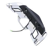 pour Goldwing 1800 GL1800 2018-2020 2019 Porte-Bagages Arrière De Moto avec Feu Stop LED Porte-Bagages Arrière Moto(Smoke Len-Chrome)