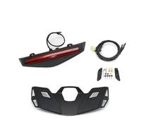 pour Goldwing GL 1800 GL1800 B DA Tour 2021-2022 - Top Case Arrière Porte-Bagages Éclairage LED Porte-Bagages Arrière(Black and Red Set)