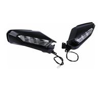 pour Goldwing GL1800 2018 2019 2020 avec Clignotant Intégré. Rétroviseur Latéral Blanc Rétroviseurs Latéraux De Guidon