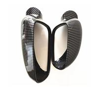 Pour Golf 4 Pour MK4 Pour Passat Pour B5 Pour 1 Paire De Couvercles Rétroviseurs Latéraux Style Voiture Accessoires Boîtier Rétroviseur Caches Rétroviseurs Porte(Big Left Small Right)