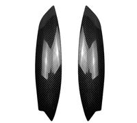 Pour Golf 5 R32 MK5 2005 2006 2007 Phares Sourcils Paupières Couverture Cils Phare Lampe Autocollants Couvercle Phare Voiture(Carbon fiber pattern)
