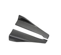 pour Golf MK5 MK6 MK7 CC pour Passat pour Jetta pour Polo Lèvre Pare-Chocs Arrière Bas Caisse Splitters Ailerons Winglets Jupes Latérales Canards(Fibre de Carbone)