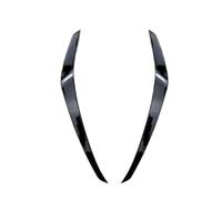 pour Golf pour MK7 2013-2016 Voiture Brouillard Feu Couverture Latéral Briseur Vent Spoiler Canard Lèvre Pare-Chocs Avant Garniture D’aération Kit Carrosserie Séparateur Spoiler(Glossy Black-Under)