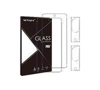 NOVAGO Compatible avec Google Pixel 8A - Pack de 4 Films vitre verre trempé donc 2 pour écran et 2 pour l'objectif caméra arrière