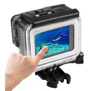 Pour GoPro HERO5 30m étanche PC et ABS Boîtier de protection + Touch Back Cover avec boucle de montage de base longue vis, Backcover Taille: 7 x 6 cm