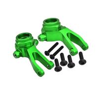 Pour GPM Pour Arrma Pour Granite Mega Big Pour Rock Pour Senton 3S 1/10 Alliage D'aluminium 7075 Bloc Direction Avant Pièces Détachées Voitures Télécommandées Pièces FuséE D'Essieu Rc(Green)