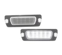 Pour GranTurismo Pour GranCabrio Pour Coupé 4200 4200GT Éclairage Plaque D'immatriculation À LED Blanche Remplace OEM 198231 2 Pièces Eclairages Plaque Immatriculation