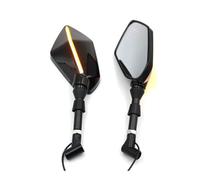 Pour GSR 600 750 Pour SV 400 650 Pour Bandit Pour MSX 8/10 MM Rétroviseur De Moto Avec Rétroviseur Latéral Clignotant LED Rétroviseurs Latéraux