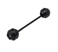 pour GSR600 750 GSXS750 1000 F/S Moto Avant Arrière Roue Essieu Fourche Crash Curseur Capuchon Roue Chute Protecteur Pad Anti-Choc(Rear Black)