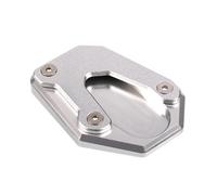 pour GSR750 pour GSX-S1000S pour GSX-S1000F GSXS 1000 S/F Béquille De Moto Pied Latérale Rallonge Plaque Support Support Agrandir Pad(Silver)