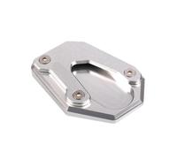 pour GSR750 pour GSX-S1000S pour GSX-S1000F pour GSXS 1000 S/F béquille de Moto Pied latérale rallonge Plaque Support Support Agrandir Pad(Silver)
