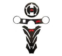 Pour Gsx-r Pour GSXR600 Pour GSXR750 Pour GSXR1000 Pour GSX1300R Bouchon Réservoir Coussinet Fourche Triple Arbre Supérieur Autocollant Décalque Grip Tank Pad Sticker(Color 010)
