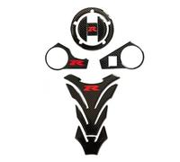 Pour Gsx-r Pour GSXR600 Pour GSXR750 Pour GSXR1000 Pour GSX1300R Bouchon Réservoir Coussinet Fourche Triple Arbre Supérieur Autocollant Décalque Grip Tank Pad Sticker(Color 013)