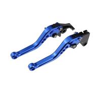 pour GSX R1000 pour GSX-R 1000 pour GSXR1000 2007 2008 Moto Leviers Embrayage Frein Courts Ensemble Poignée Réglable Kit Levier Embrayage Levier Frein Moto(A-Blue)