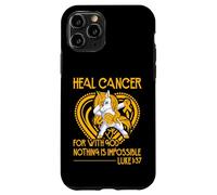 pour guérir Le Cancer Car avec Dieu, Rien n'est Impossible Coque pour iPhone 11 Pro