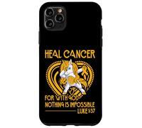 pour guérir Le Cancer Car avec Dieu, Rien n'est Impossible Coque pour iPhone 11 Pro Max