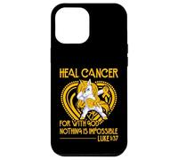 pour guérir Le Cancer Car avec Dieu, Rien n'est Impossible Coque pour iPhone 12 Pro Max