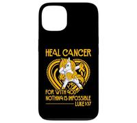 pour guérir Le Cancer Car avec Dieu, Rien n'est Impossible Coque pour iPhone 13