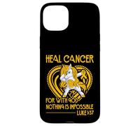 pour guérir Le Cancer Car avec Dieu, Rien n'est Impossible Coque pour iPhone 15 Plus