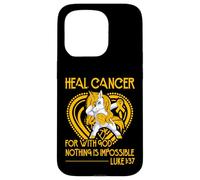 pour guérir Le Cancer Car avec Dieu, Rien n'est Impossible Coque pour iPhone 15 Pro