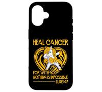 pour guérir Le Cancer Car avec Dieu, Rien n'est Impossible Coque pour iPhone 16